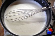готовим заварной крем для торта наполеон