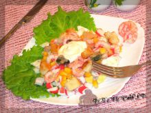 салат из морепродуктов